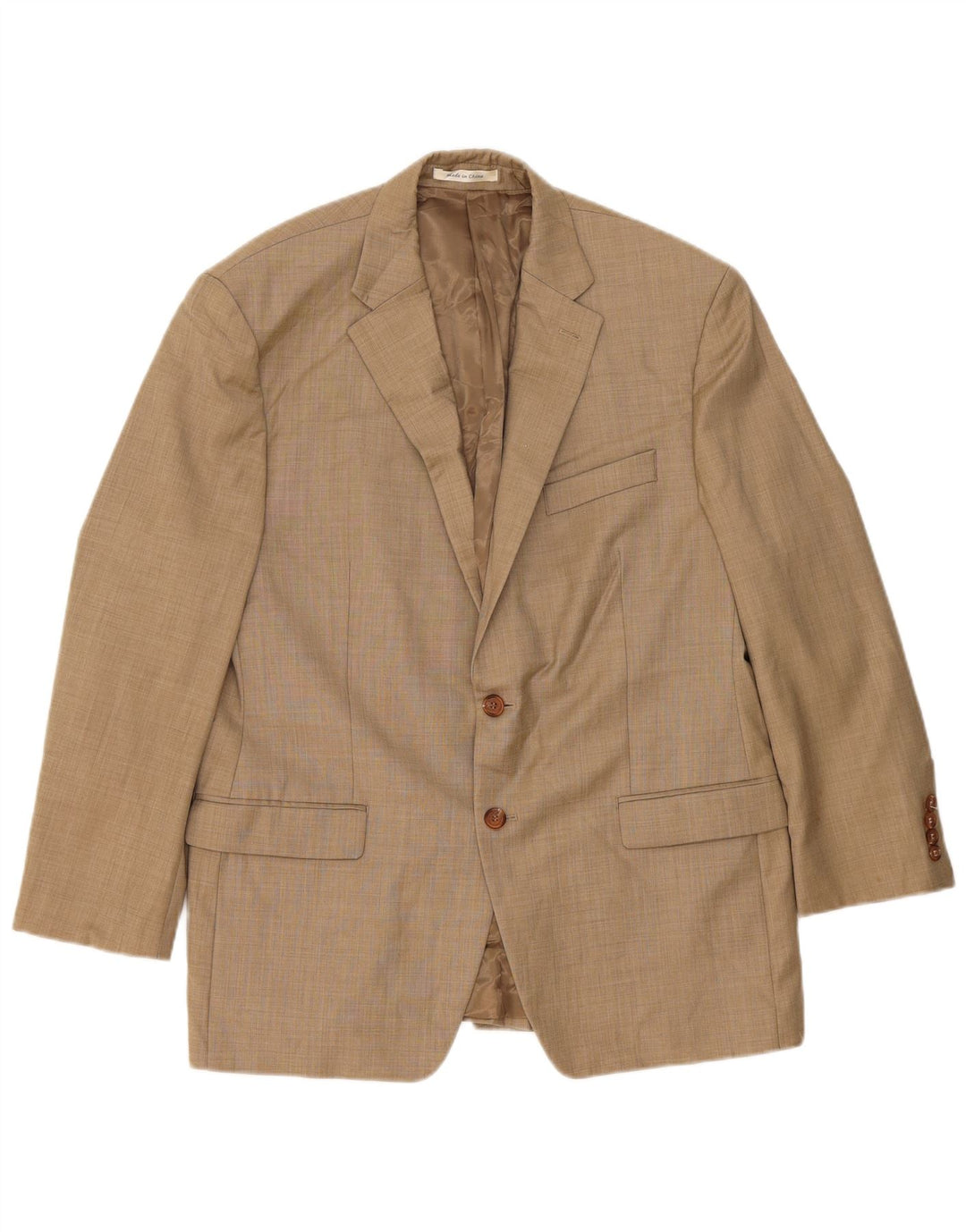 Ralph Lauren Veste blazer à 2 boutons pour homme UK 42 Grande laine beige