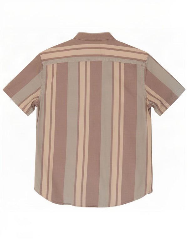 Levi's Chemise à Manches Courtes Standard Homme Gris Moyen Rayé Coton