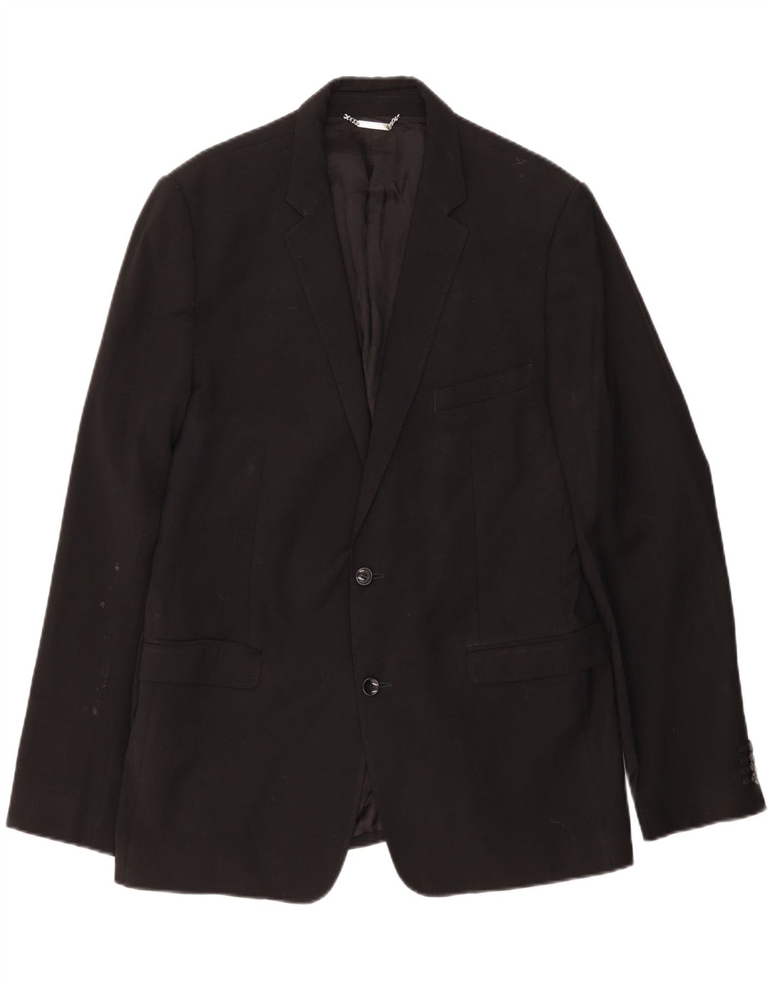 Dolce & Gabbana Veste blazer slim à 2 boutons pour homme IT 54 2XL Laine noire