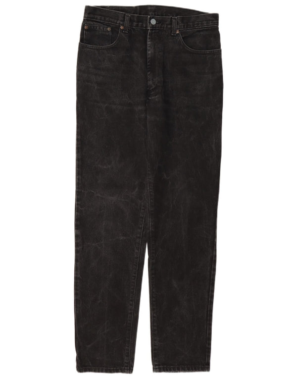 Calvin Klein Jean droit délavé à l'acide pour homme W31 L32 Gris Coton