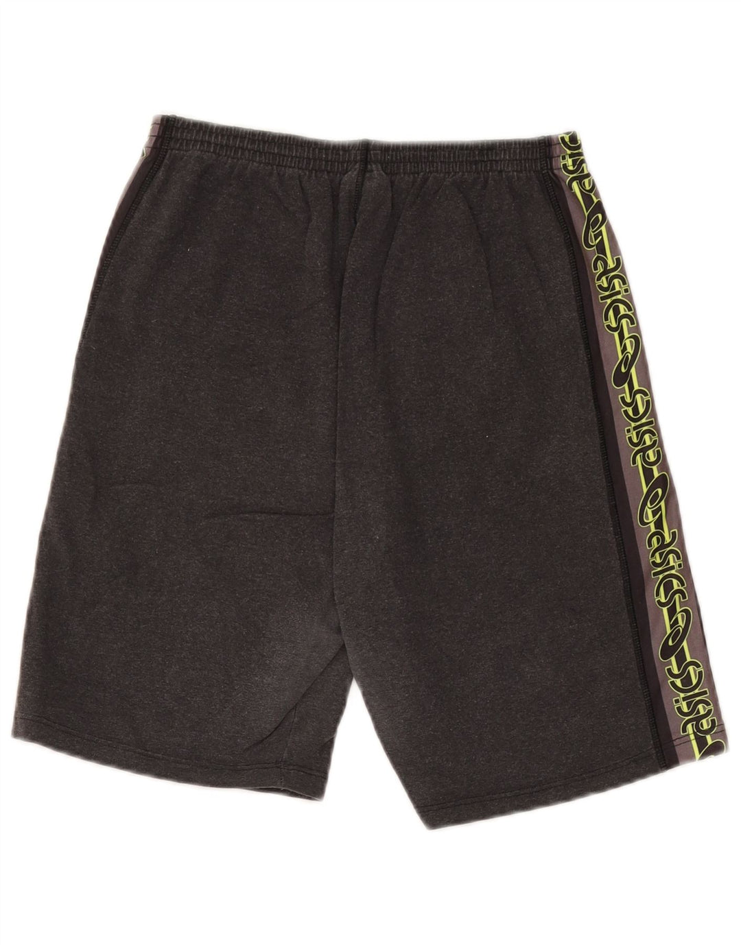 Asics Short de Sport Graphic Homme XL Gris Coton