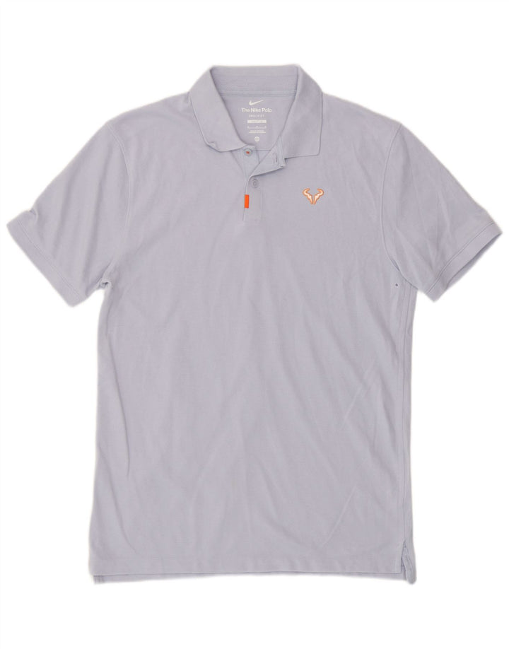 Nike Polo Slim Fit Homme Violet Moyen Coton