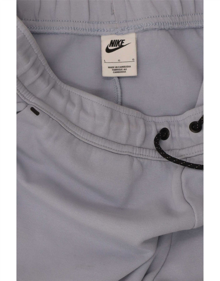 Nike Pantalon de survêtement pour homme en coton bleu Taille L