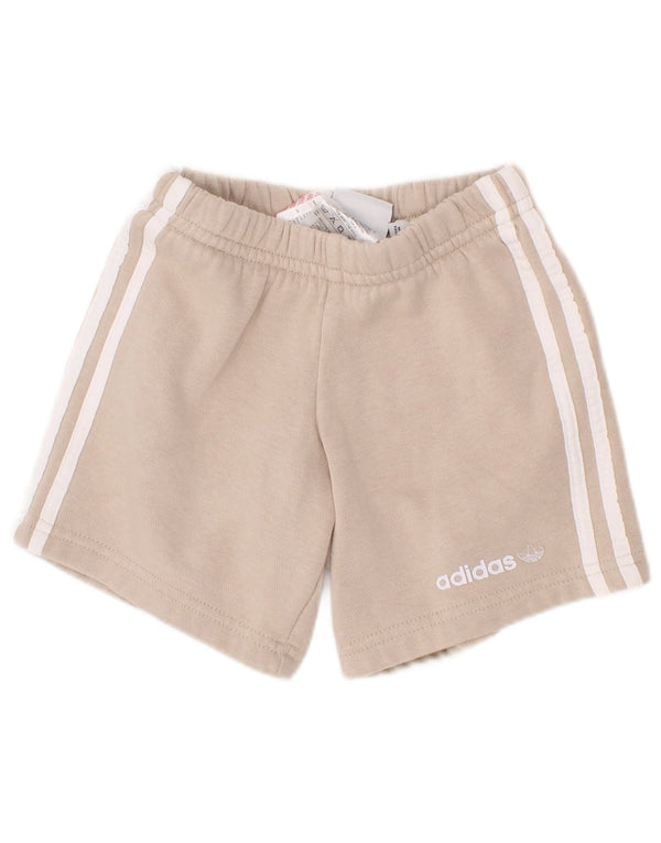 Adidas Short de sport bébé garçon 18-24 mois en coton beige