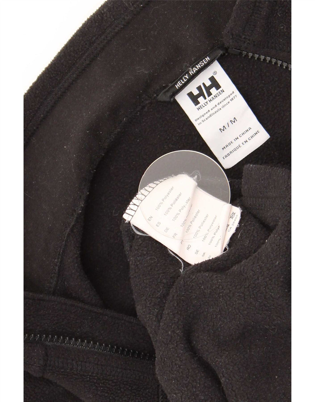 Helly Hansen Veste polaire pour homme UK 38 Medium Noir Polyester