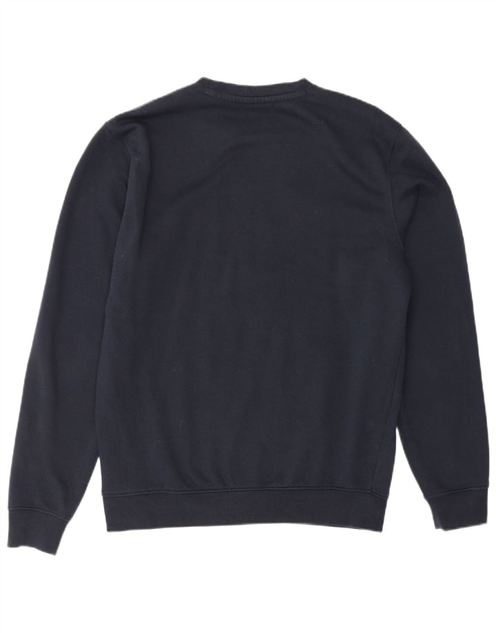 CHAMPION Sweat-Shirt Graphique Homme Petit Bleu Marine Coton