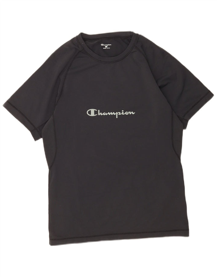 Champion T-Shirt Graphique Homme Noir XL Polyamide
