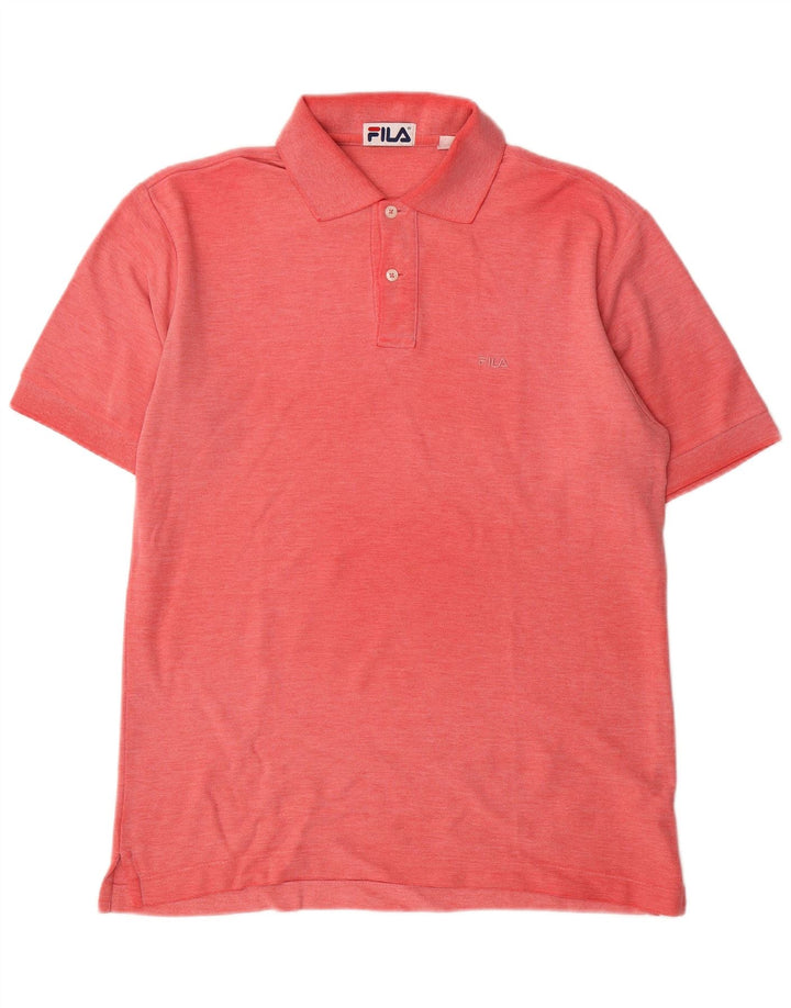 Fila Polo Homme IT 46 Petit Rouge Coton
