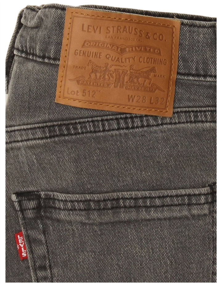 Levi's Jean 512 Slim Tapered Homme Gris Coton W28 L32