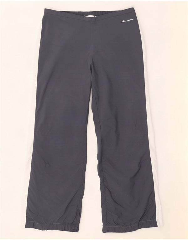 Champion Pantalon de survêtement pour femme UK 44 Large Gris Colorblock Polyester
