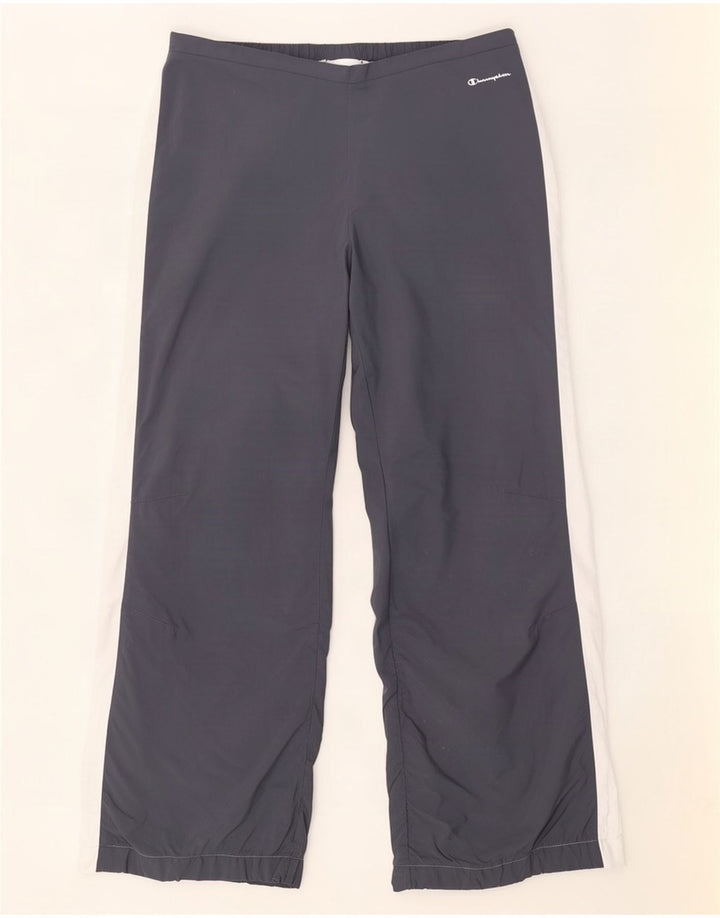 Champion Pantalon de survêtement pour femme UK 44 Large Gris Colorblock Polyester