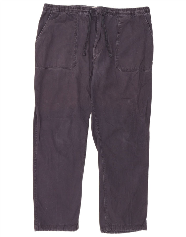 Marks & Spencer Pantalon Chino Regular Homme W39 L29 Bleu Marine Coton