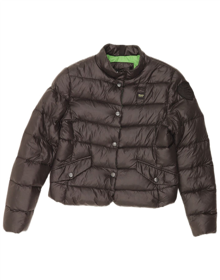 Blauer Veste Courte Rembourrée Fille 13-14 Ans Noir