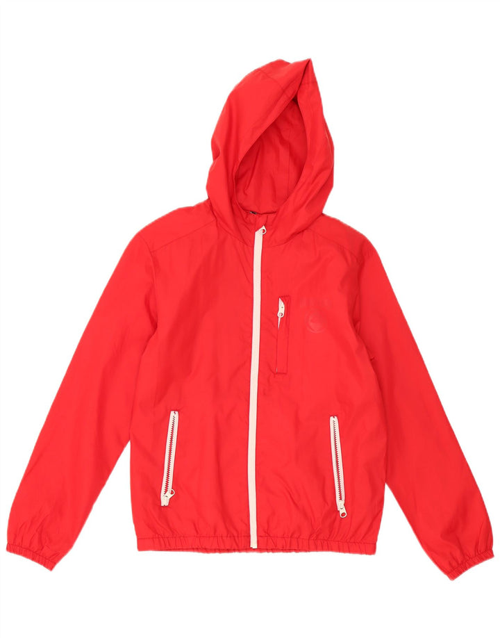 Quiksilver Veste de Pluie à Capuche Garçon 11-12 ans Rouge Moyen Polyester