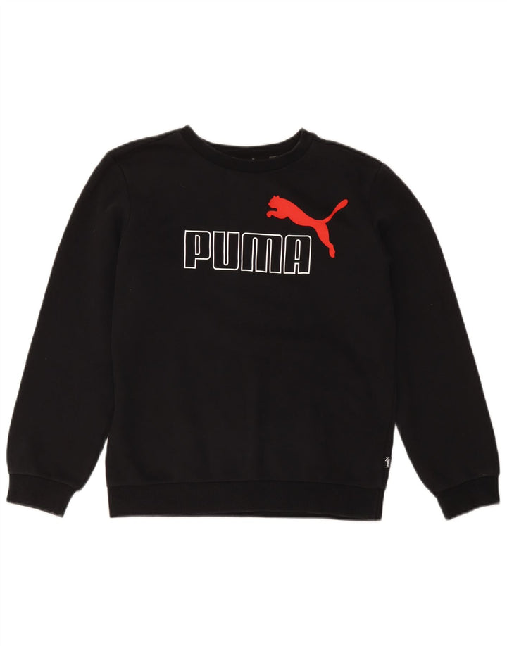 Puma Sweat-shirt graphique garçon 13-14 ans Noir Coton