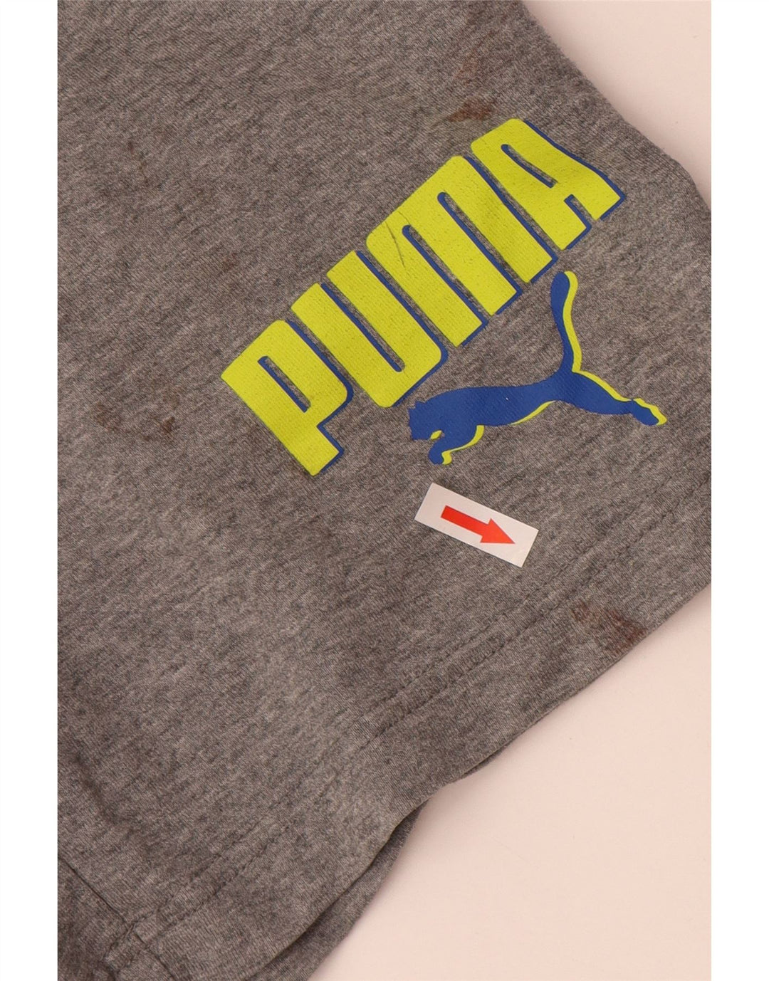 Puma Short Graphic Sport Homme Gris Moyen