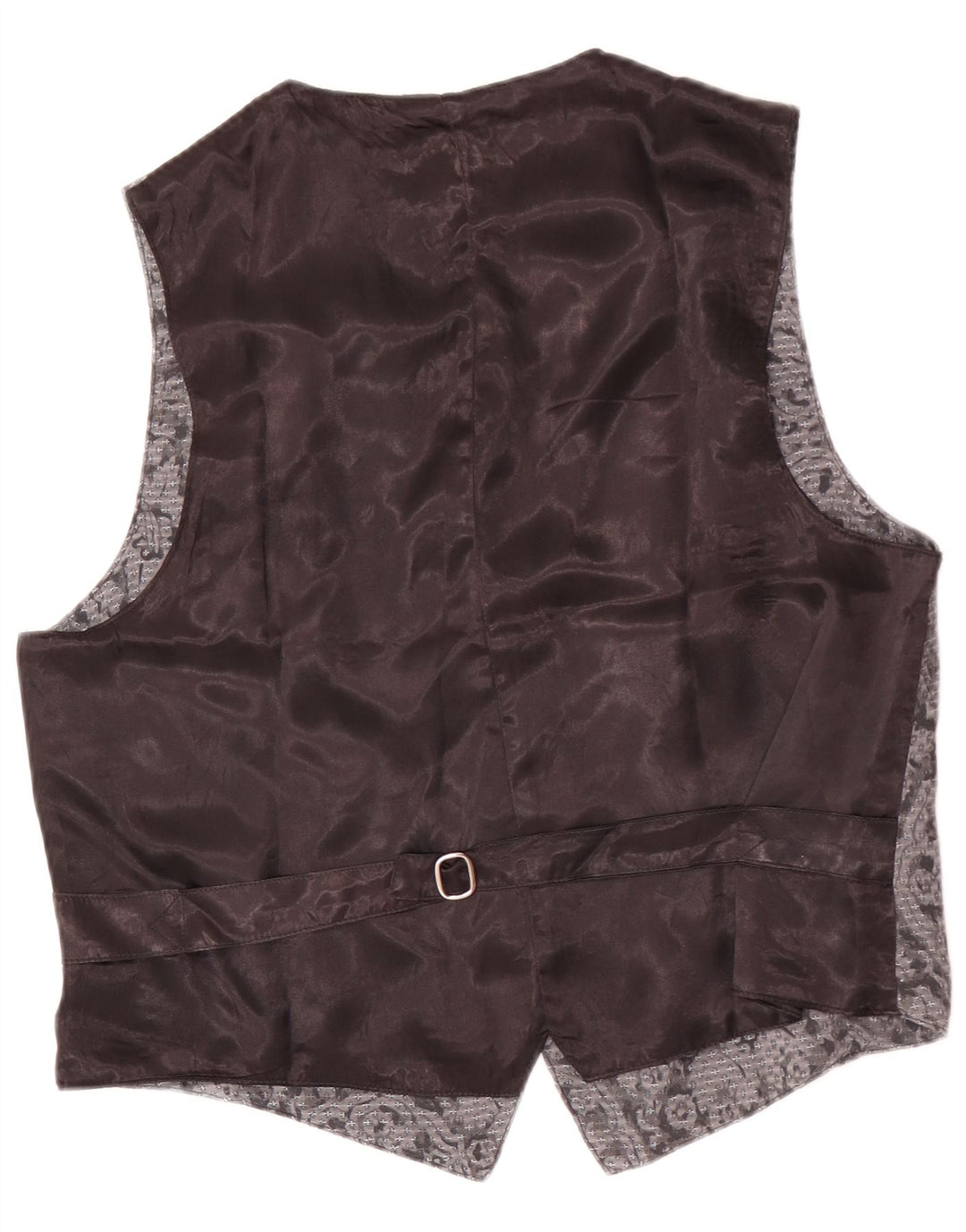 gilet homme vintage grand gris floral
