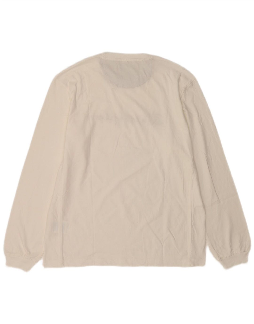 Champion Haut graphique à manches longues pour homme XL en coton blanc