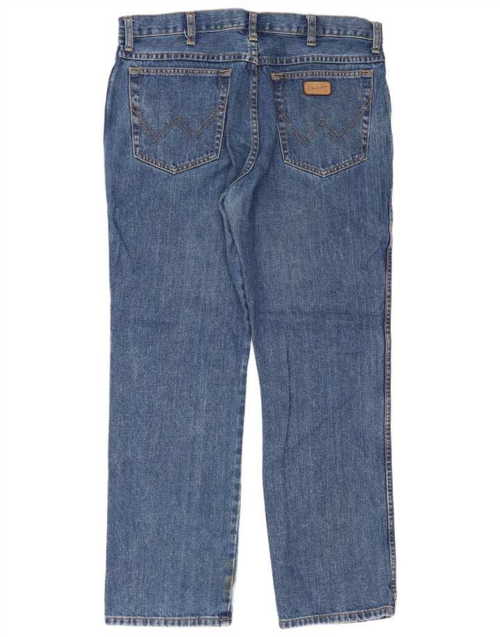 Wrangler Jean Droit Texas Regular W36 L30 Homme Bleu Coton