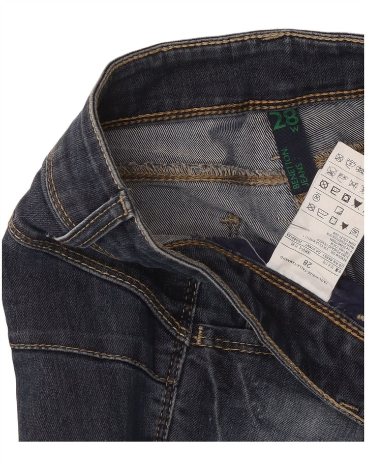 Benetton Jean Bootcut Femme W28 L30 Bleu