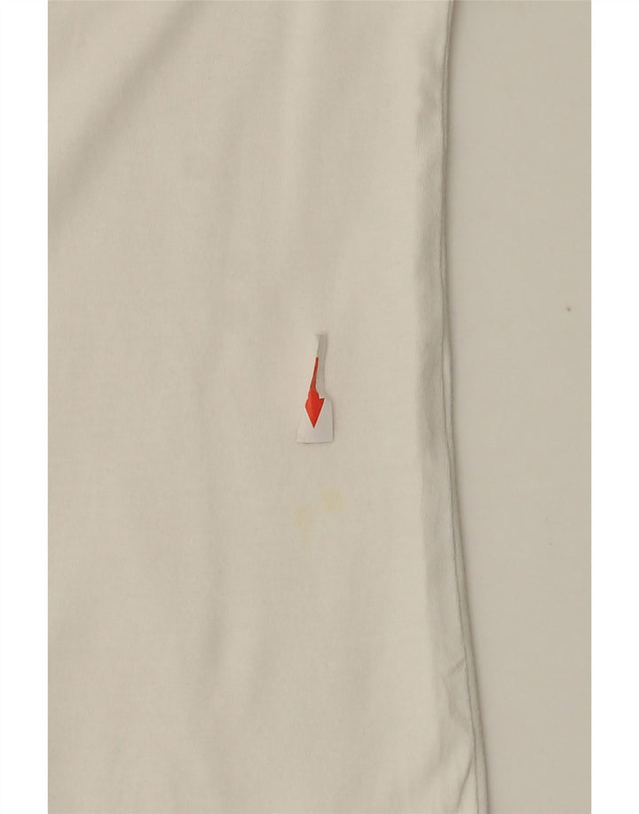 Zara Femme T-Shirt Top UK 12 Medium Blanc
