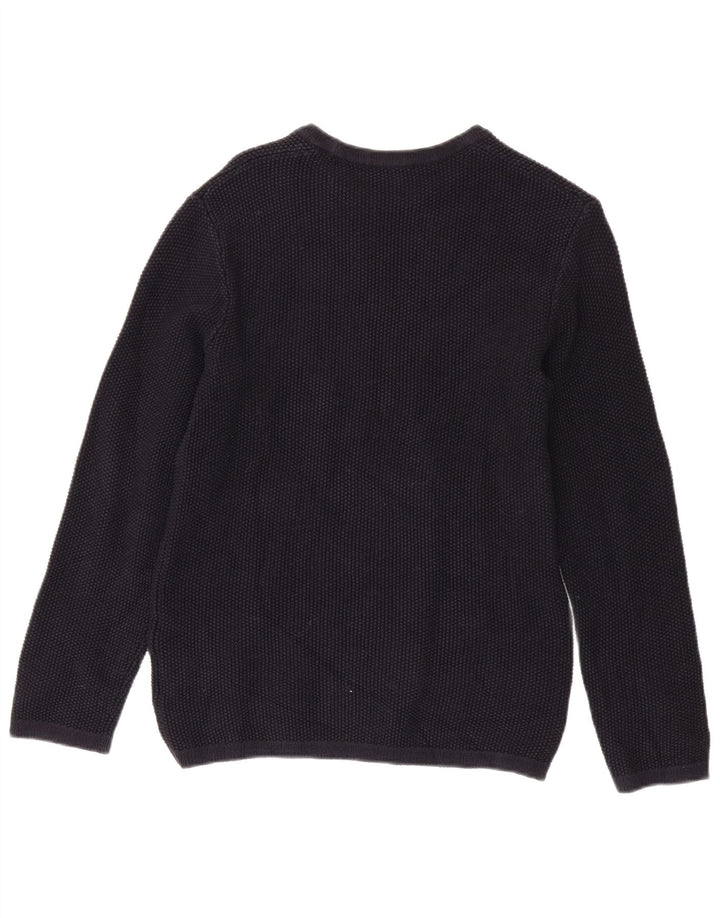 Cos Pull col bateau homme petit coton bleu marine