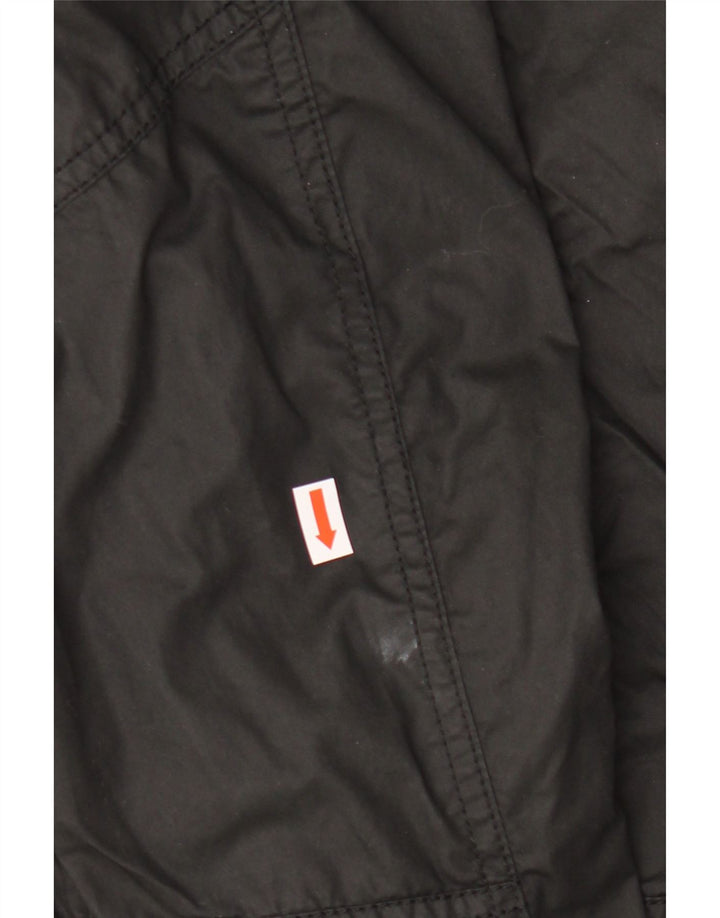 ZARA Veste Militaire Homme UK 42 XL Coton Noir