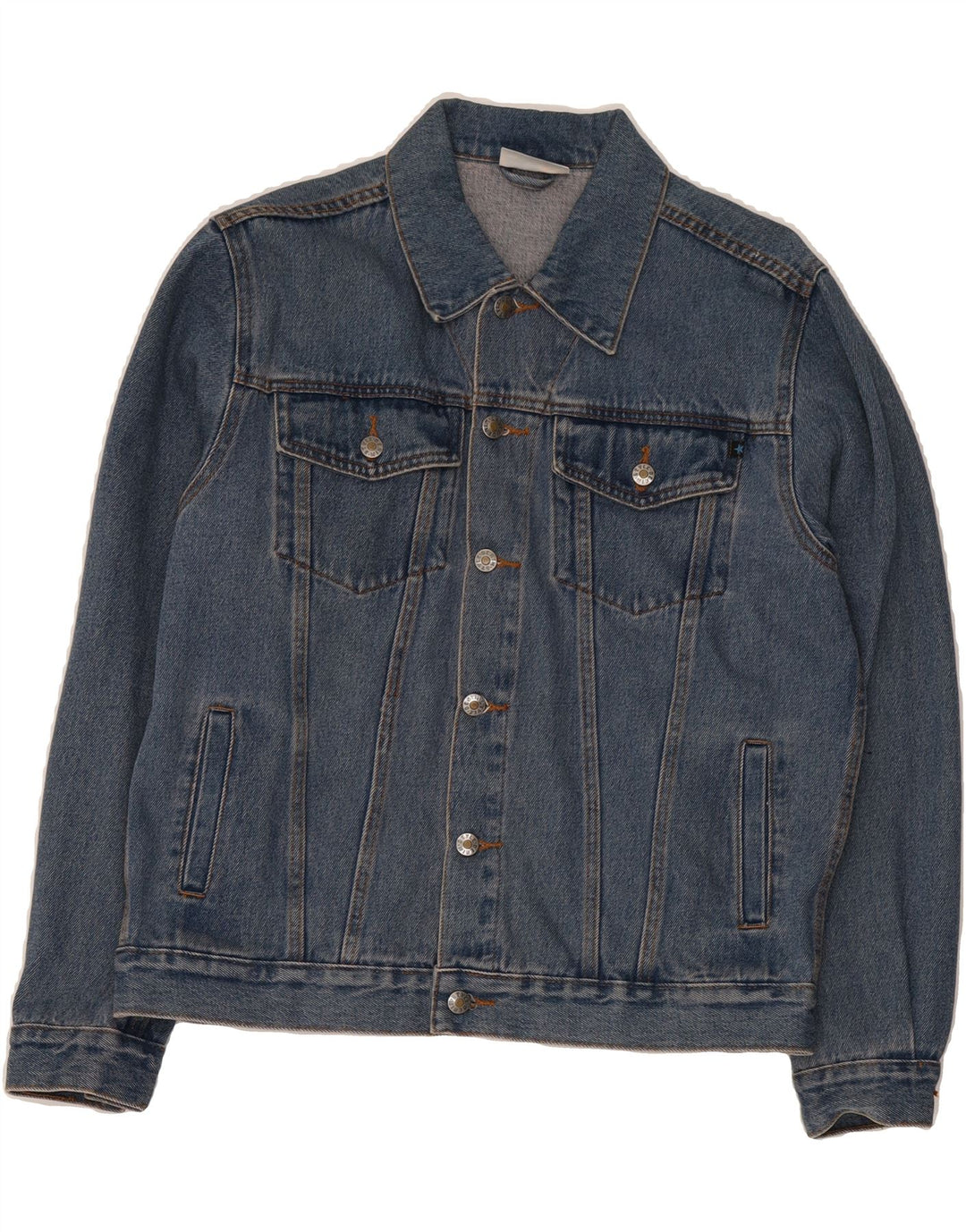 DENIM STYLE Mens Denim Jacket UK 40 Large Blue Cotton Vintage Denim Style and Second-Hand Denim Style from Messina Hembry 