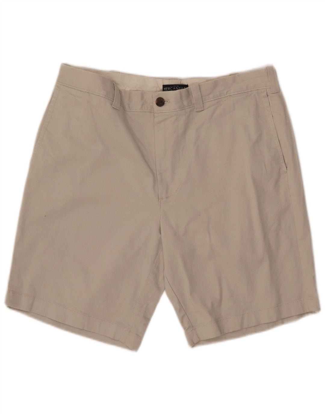 J. CREW Short Chino Mercantile W33 Homme Coton Beige Moyen