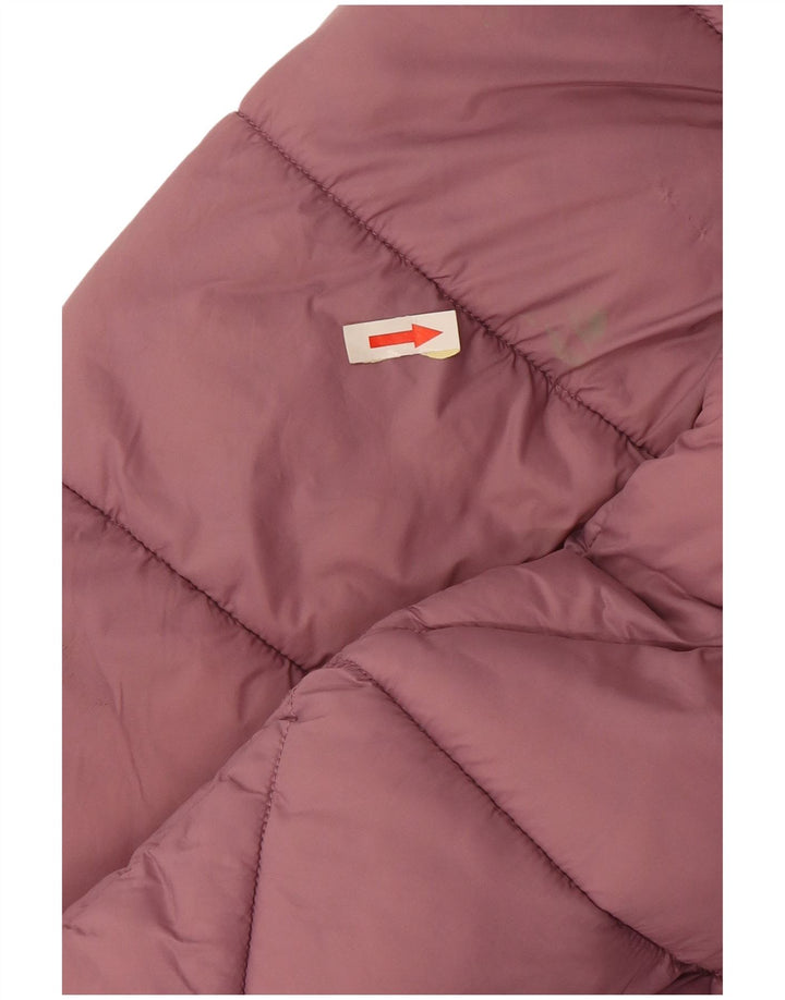 Kappa Veste matelassée à capuche pour femme UK 16 Large Rose
