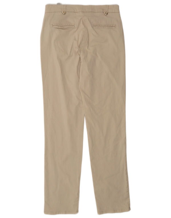 Marks & Spencer Pantalon chino droit pour femme UK 10 Small W27 L30 Beige