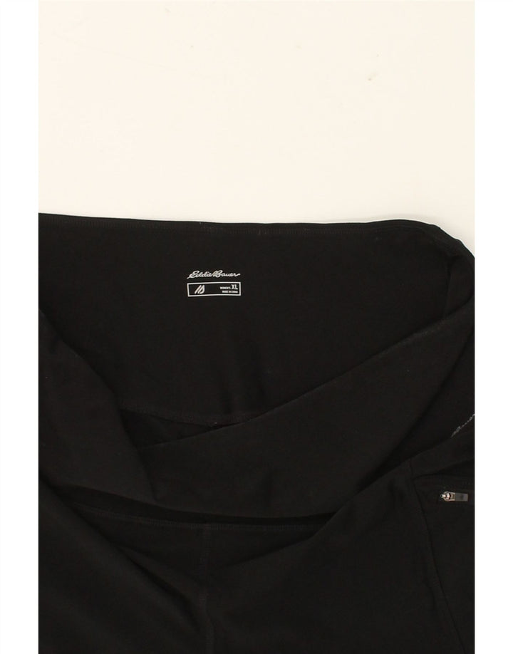 EDDIE BAUER Womens Leggings UK 18 XL  Black Polyester Vintage Eddie Bauer and Second-Hand Eddie Bauer from Messina Hembry 