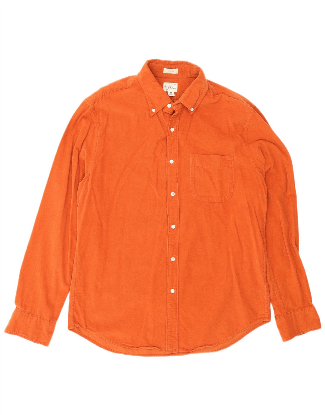 J. Crew Chemise Coupe Classique Homme Orange Moyen Coton