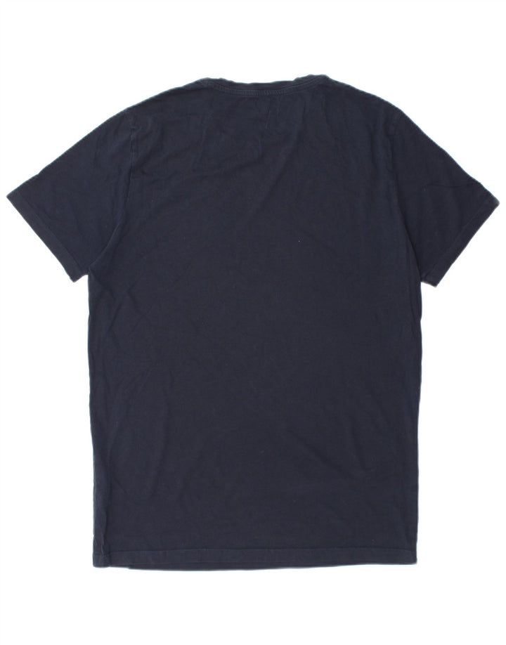 JACK & JONES T-shirt coupe classique pour homme, grand, bleu marine, en coton