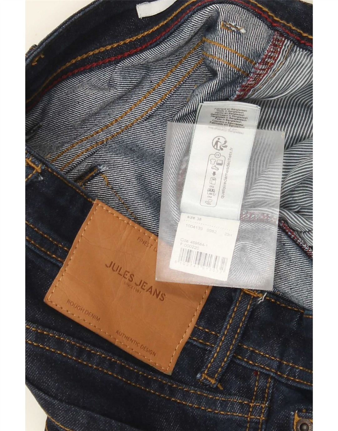 Jules Jean Slim Homme W38 L34 Bleu Marine Coton