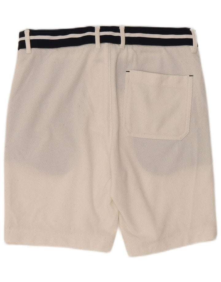 Zara Short De Bain Homme Petit Blanc Colorblock Polyester
