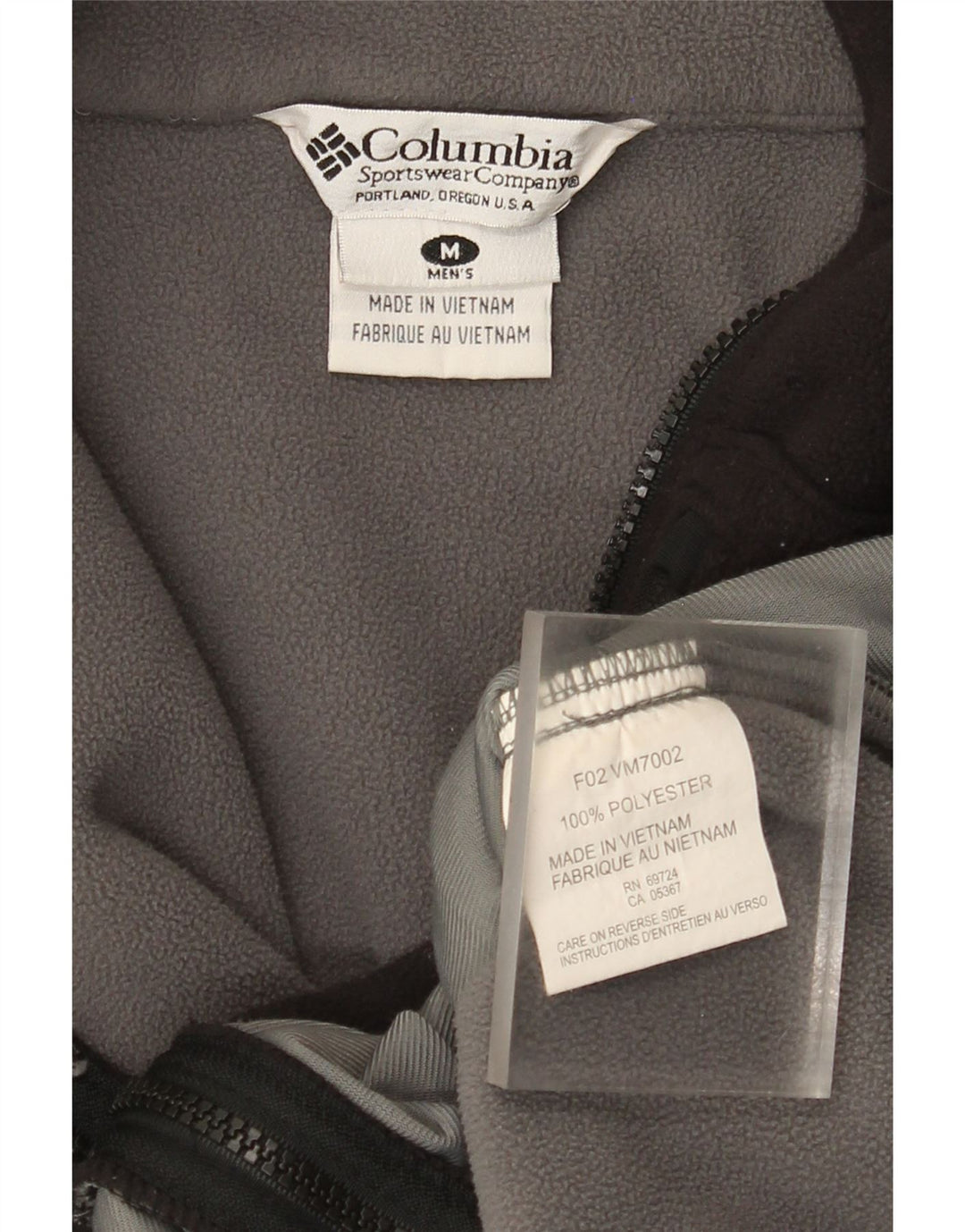 Columbia Veste Polaire Doublure Homme UK 38 Medium Noir Colorblock Polyester