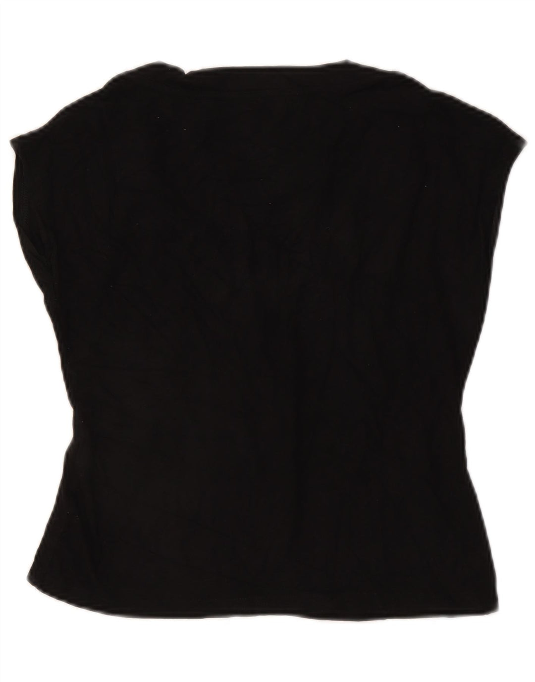 SASHA Chemisier court pour femme UK 42 en viscose noire moyenne