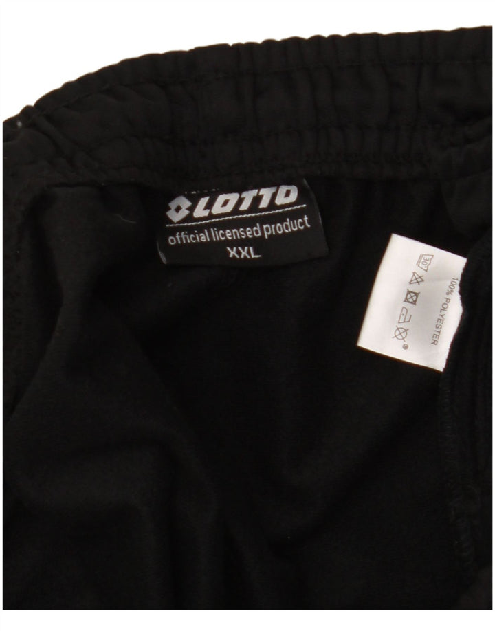 Lotto Pantalon de survêtement pour homme Joggers 2XL Noir Polyester
