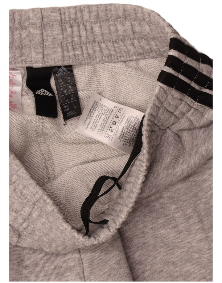 Adidas Pantalon de Survêtement Garçon 11-12 ans Gris Coton