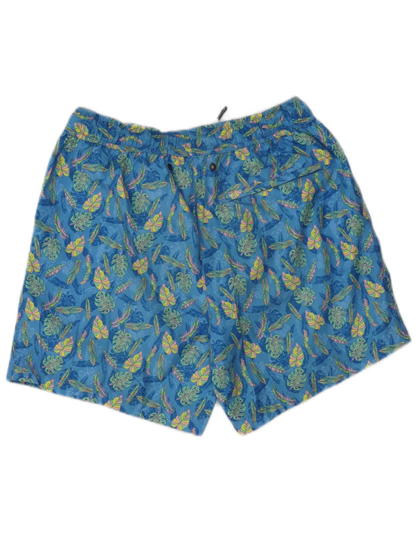 Jack Wills Short de Bain Homme XS Bleu Floral Polyester Hawaïen