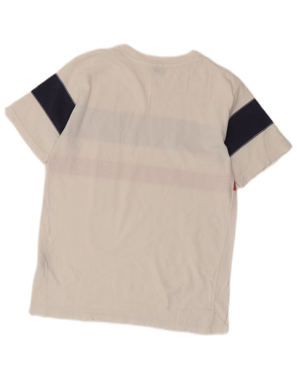 Dolce & Gabbana T-shirt graphique pour garçon 11-12 ans XS Blanc Colourblock