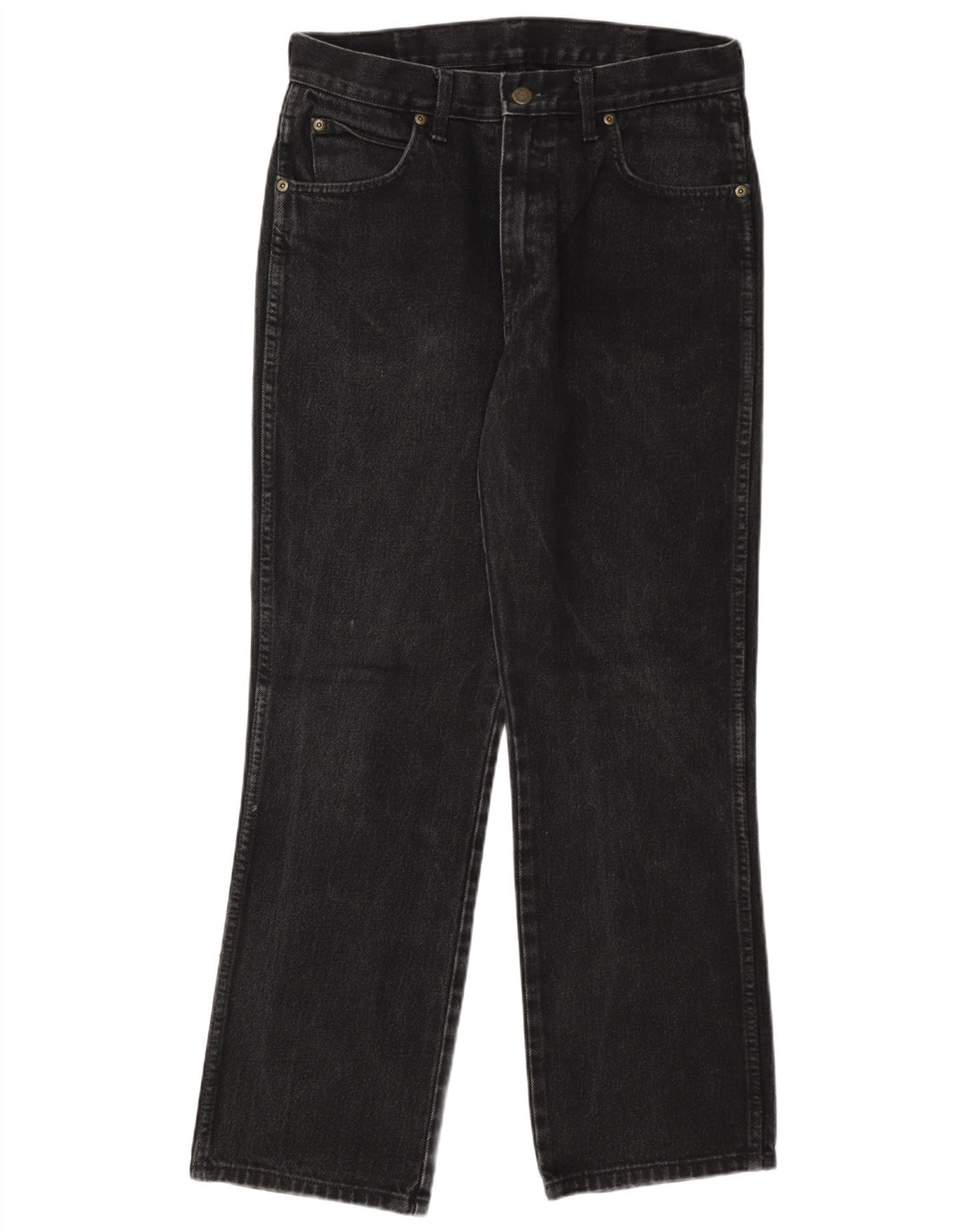 Wrangler Jean droit coupe droite W32 L30 pour femme en coton gris