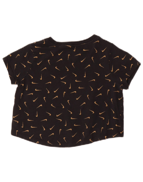 Nike T-shirt court graphique pour fille 10-11 ans en coton à pois noir moyen