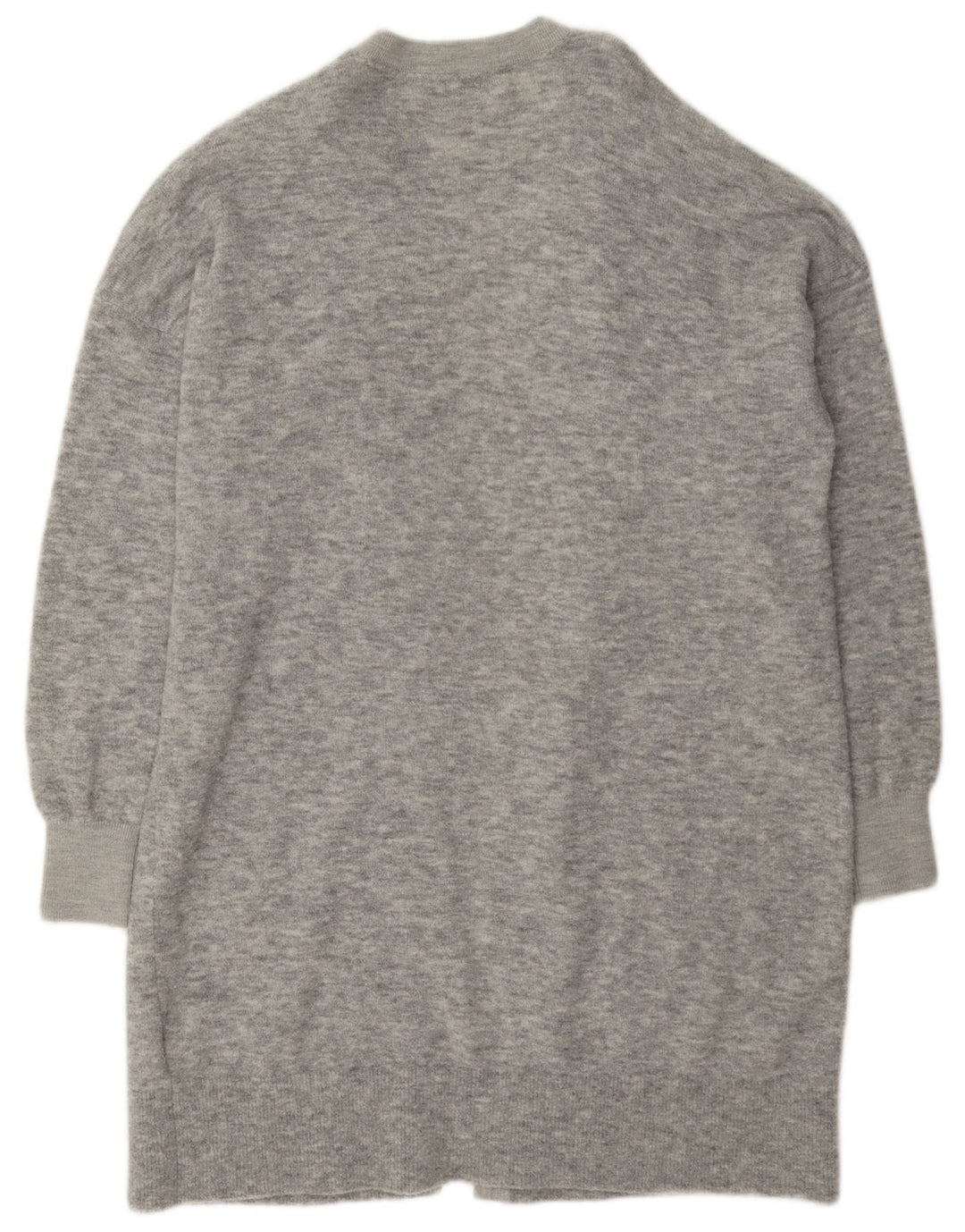 Tommy Hilfiger Pull cardigan long surdimensionné pour femme UK 10 Petit Gris