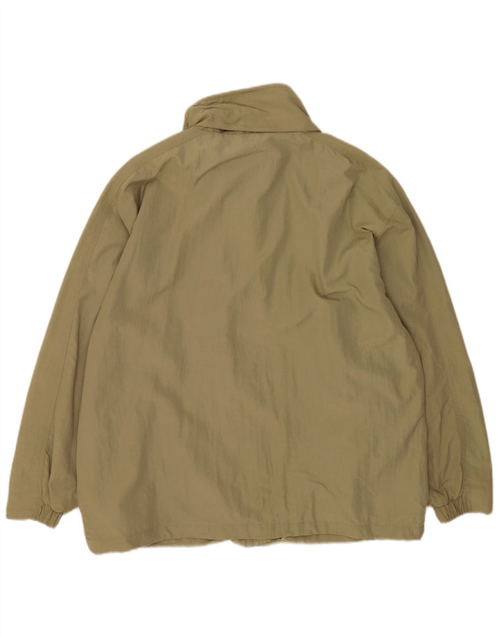 Diadora Veste de pluie coupe ample pour homme UK 36 Small Kaki Polyamide