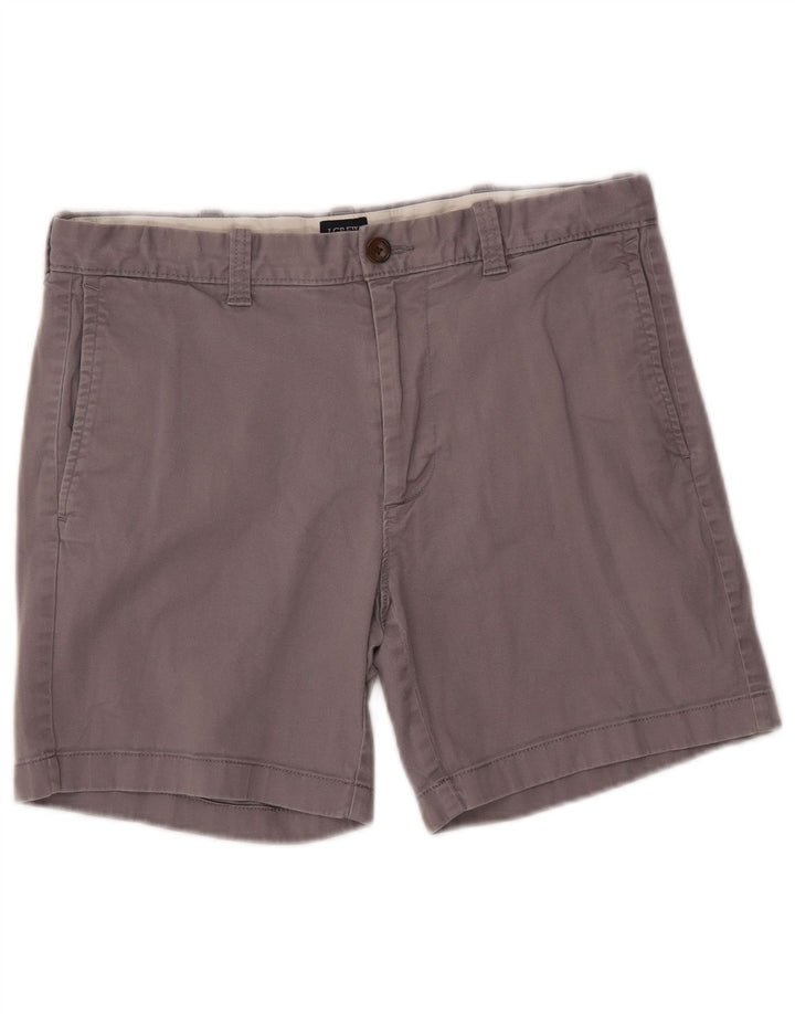 J. CREW Short Chino Homme W32 Coton Gris Moyen
