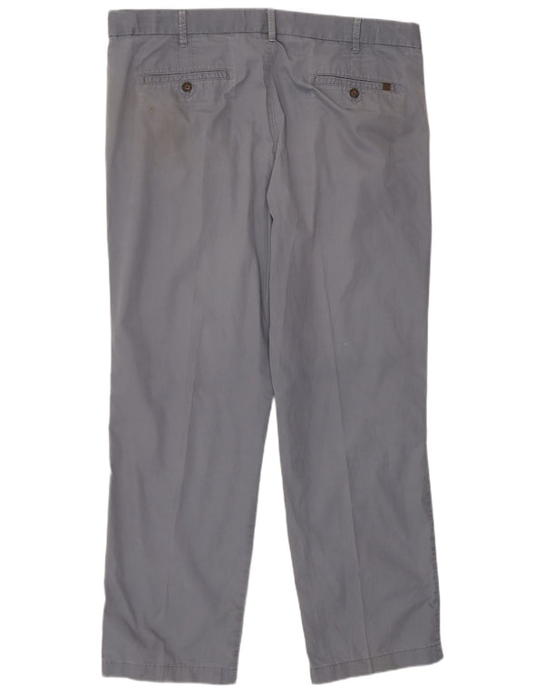 Marks & Spencer Pantalon Chino Coupe Regular Homme W40 L31 Bleu Coton