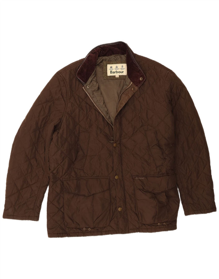 Barbour Veste matelassée pour hommes UK 44 2XL Marron Polyester