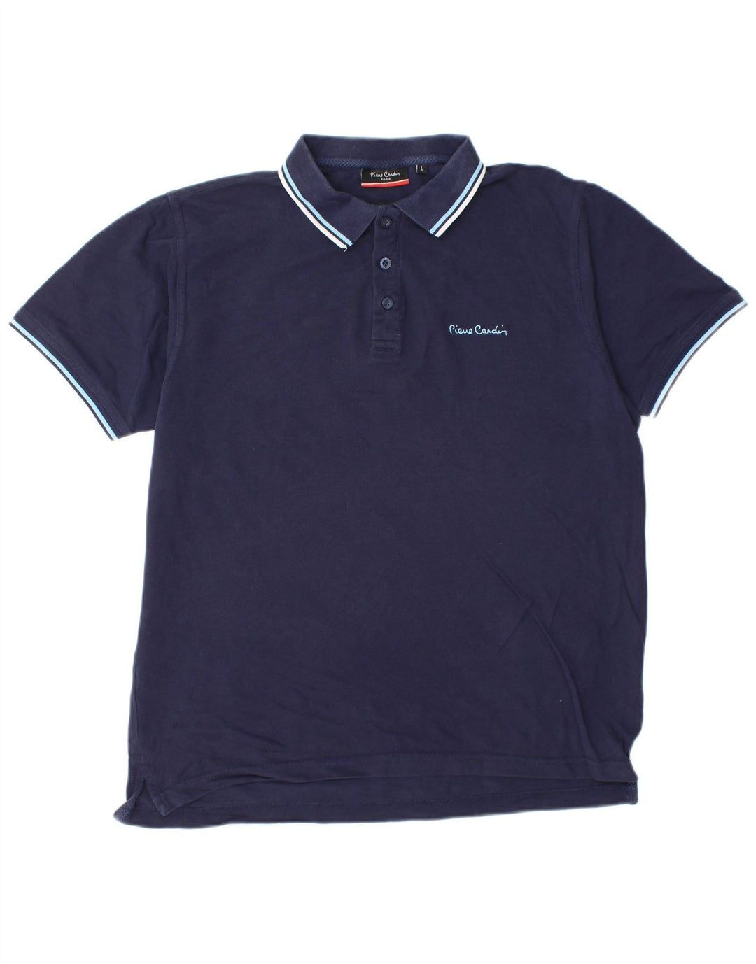 PIERRE CARDIN Polo Regular Fit Homme Grand Bleu Marine Coton